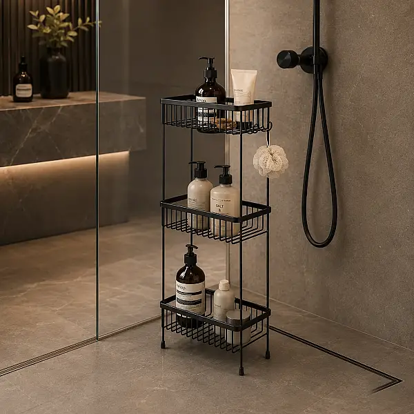 System Duş Rafı Siyah (BA3013 047 AL6) - 3