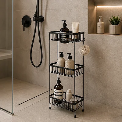 System Duş Rafı Siyah (BA3013 047 AL6) - 4