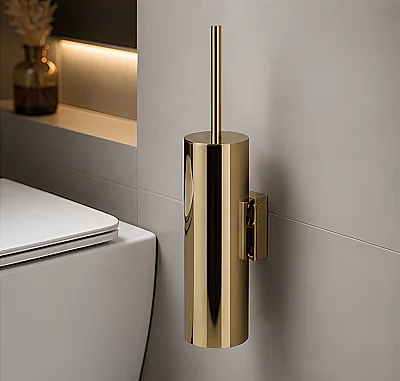 System Duvara Monte Tuvalet Fırçalığı Gold Renk (BA1017 009 GL) - 1