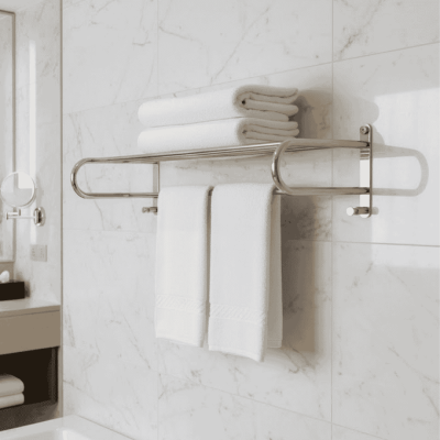 System Duvara Monte Banyo Havlu Rafı Gold / Altın Renk (BA1023 039 GL) - System Banyo (1)