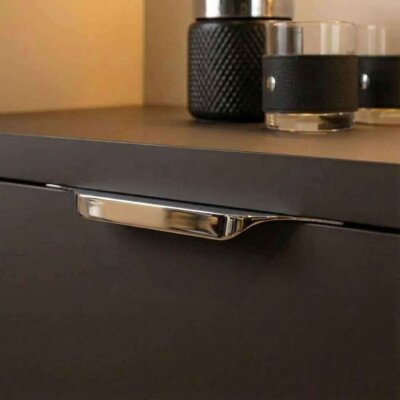 System Mobilya Kulbu Krom Renk 320mm Seri Sonu Kulp (SY8900 0320 CR) - System