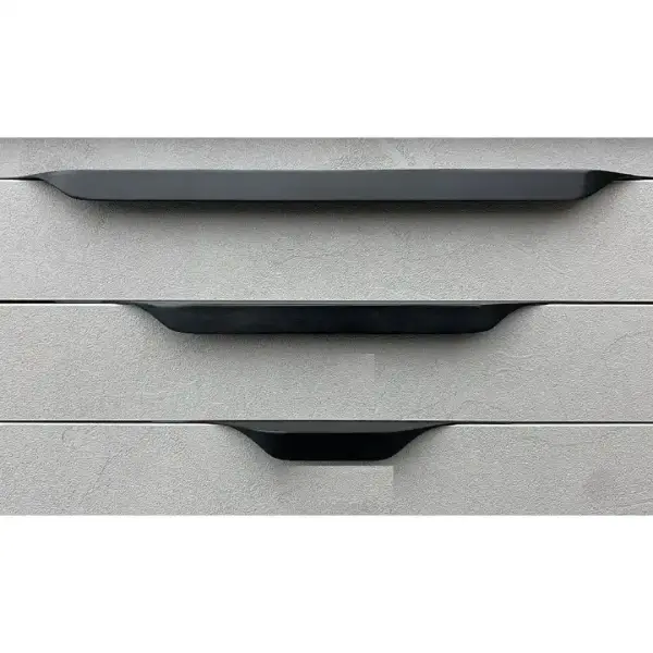 System Mobilya Kulbu Siyah Renk 320mm Kulp (SY8900 0320 AL6) - 2