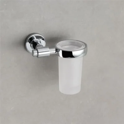 System Ezel Diş Fırçalığı Cam/Krom Renk (BA1031 007 CR-C1) - 1