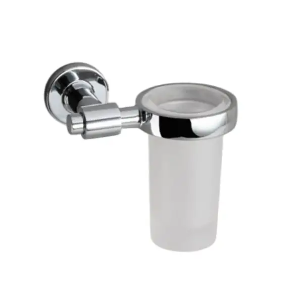 System Ezel Diş Fırçalığı Cam/Krom Renk (BA1031 007 CR-C1) - 2