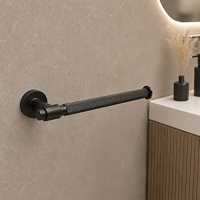 System Ezel Kağıt Havluluk Siyah (BA1031 003 AL6) - System Banyo