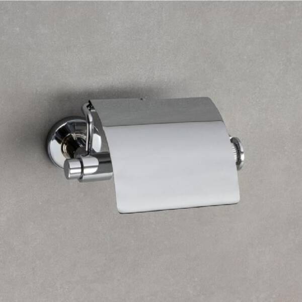 System Ezel Kapaklı Tuvalet Kağıtlığı Krom Renk (BA1031 010 CR) - 2