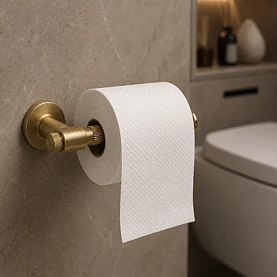 System Ezel Tuvalet Kağıtlığı Gold Branch (BA1031 002 GB) - System Banyo (1)