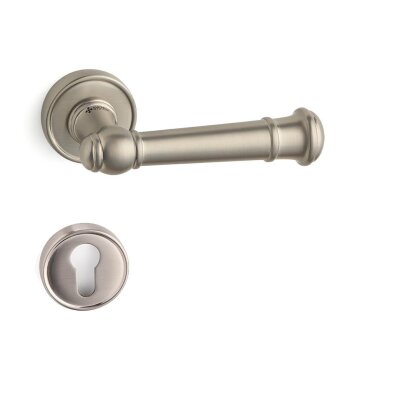 System Figaro Nikel Saten Renk Rozetli Kapı Kolu (HA235RO14 NBM) - 3