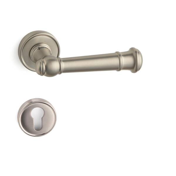 System Figaro Nikel Saten Renk Rozetli Kapı Kolu (HA235RO14 NBM) - 3