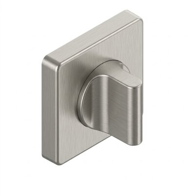 System Fırçalı Saten Kare WC Tipi Kapı Rozeti (RO11W ELX2) - System