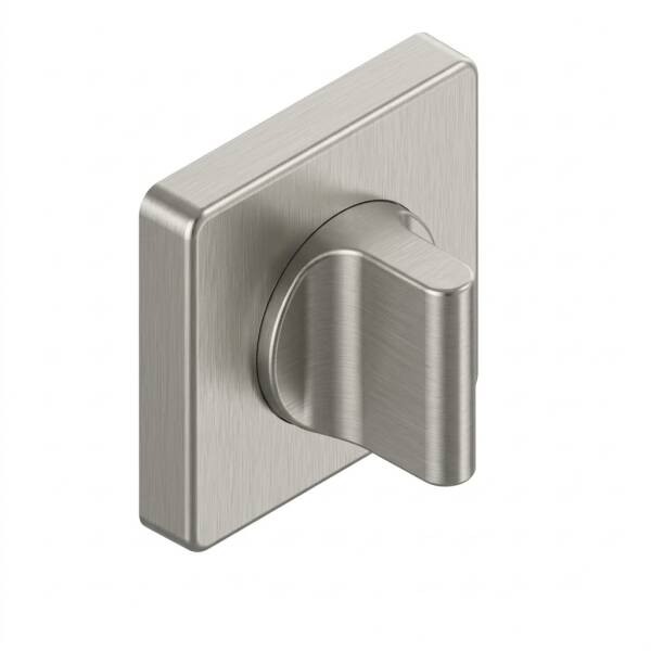 System Fırçalı Saten Kare WC Tipi Kapı Rozeti (RO11W ELX2) - 1