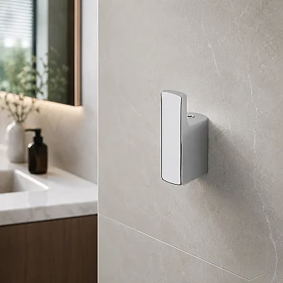 System Flat Tekli Askılık Krom Renk (BA1019 001 CR) - System Banyo (1)