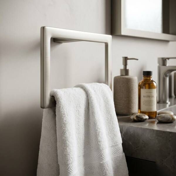 System Flat Halka Havluluk Nikel Saten Renk (BA1019 005 NBM) - 1