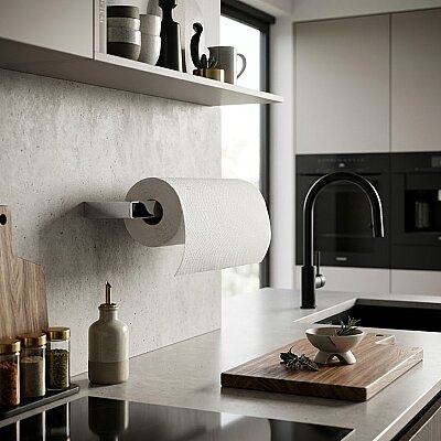 System Flat Kağıt Havluluk Krom Renk (BA1019 003 CR) - System Banyo