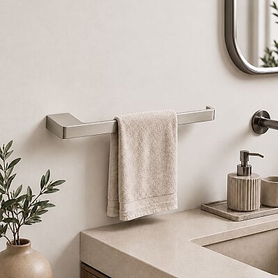 System Flat Kağıt Havluluk Nikel Saten Renk (BA1019 003 NBM) - System Banyo