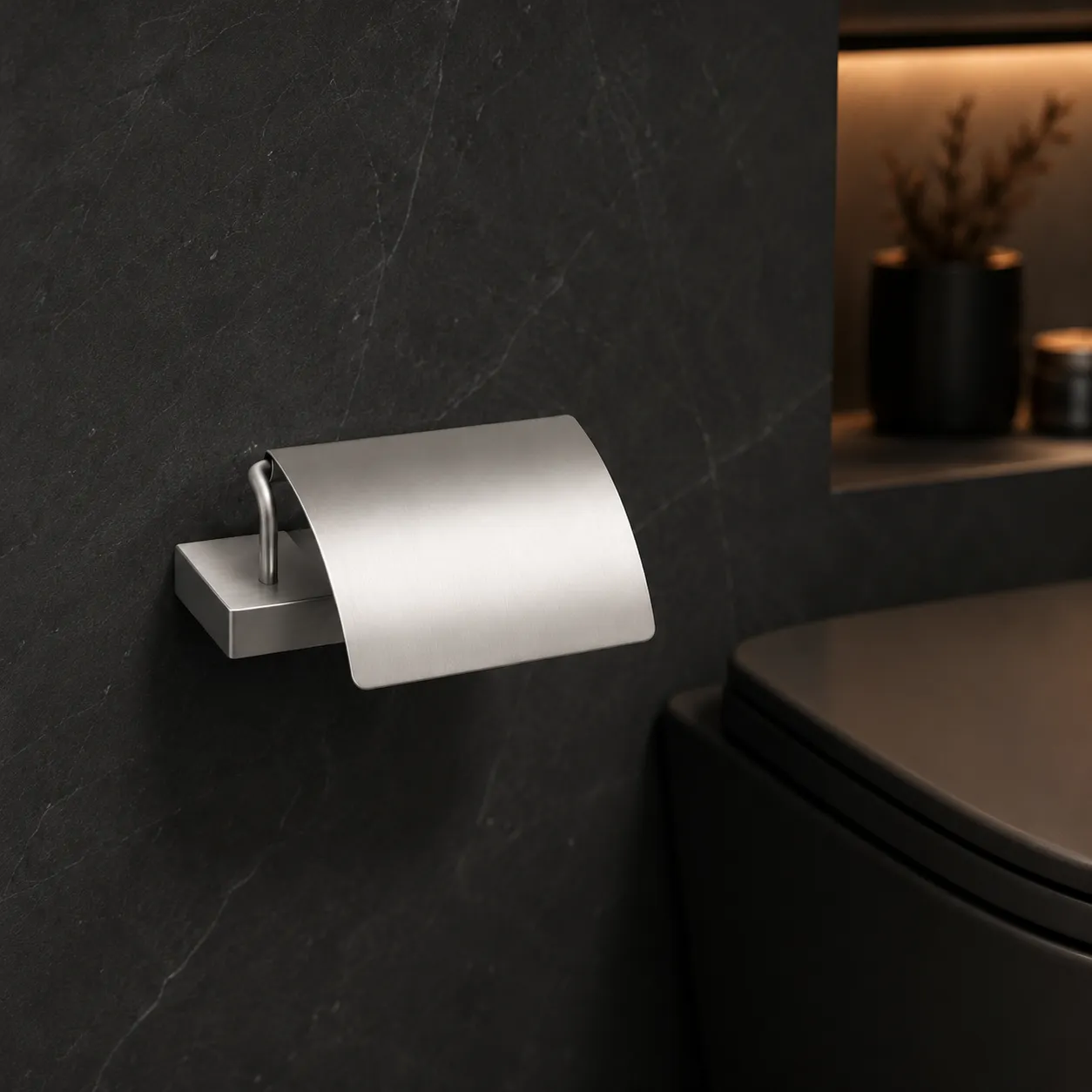 System Banyo Mat Nikel Saten Tuvalet Kağıtlığı (BA1019 010 NBM) - 1