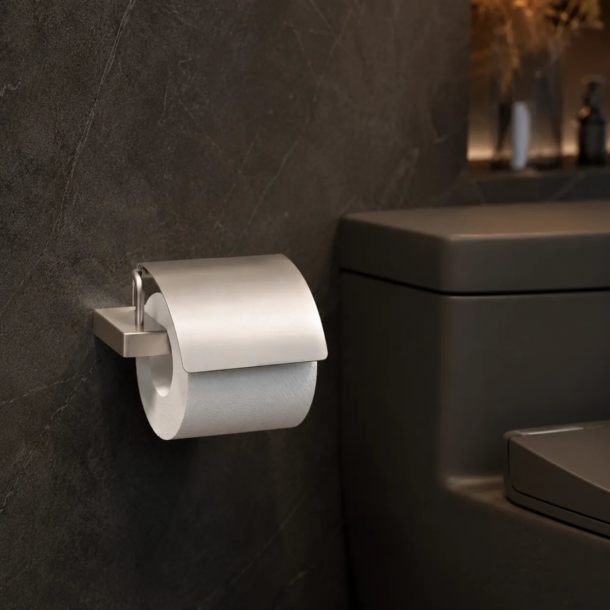 System Banyo Mat Nikel Saten Tuvalet Kağıtlığı (BA1019 010 NBM) - System Banyo (1)