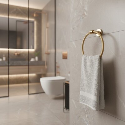 System Flexu Halka Havluluk Gold Renk (BA1035 005 GL) - System Banyo