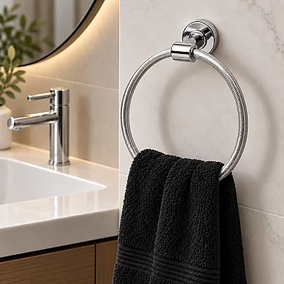 System Flexu Halka Havluluk Krom Renk (BA1035 005 CR) - System Banyo (1)