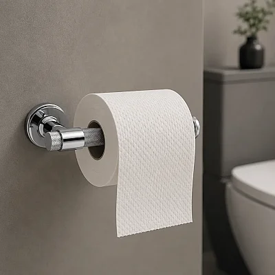System Flexu Tuvalet Kağıtlığı Krom Renk (BA1035 002 CR) - System Banyo (1)