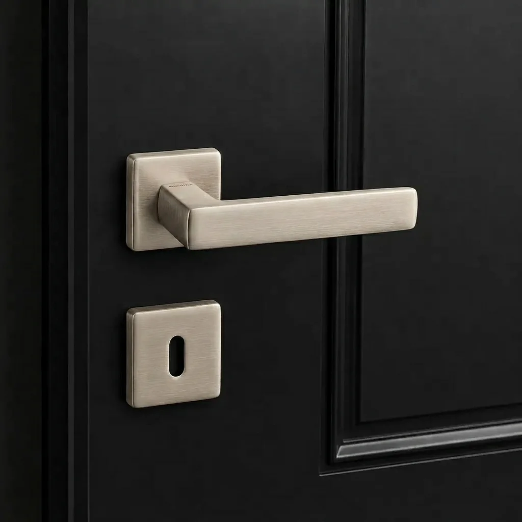 System Fosil Kapı Kolu Nikel Saten (HA124RO11 NB) - 1