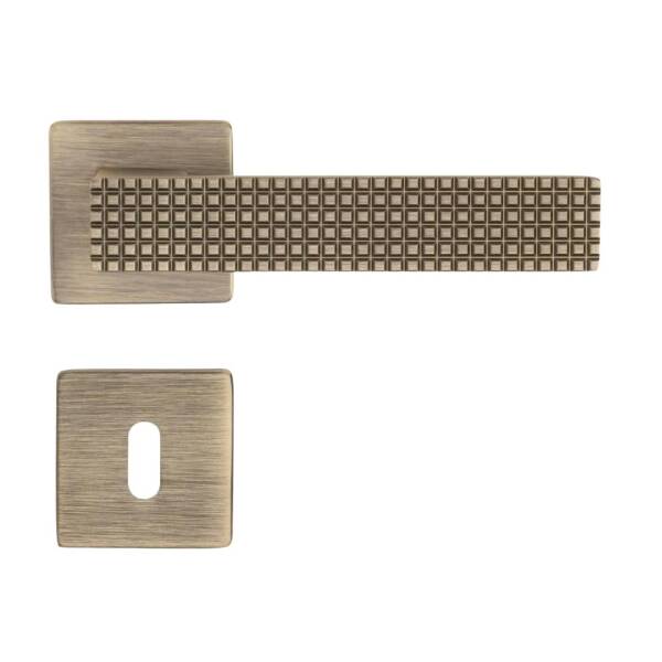 System Gıze Rozetli Antik Sarı Kapı Kolu (HA258RO11 ABM) - 1