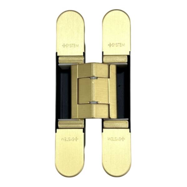 System Gizli Menteşe Gold Branch Renk 128x2mm 60kg (HG105HT01 GB) - 1