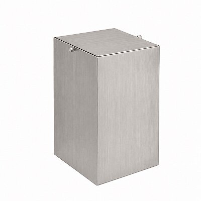 System Hareketli Çöp Kovası Nikel Saten Renk 4 Lt (BA4042 031 NBM-NBM) - System Banyo (1)