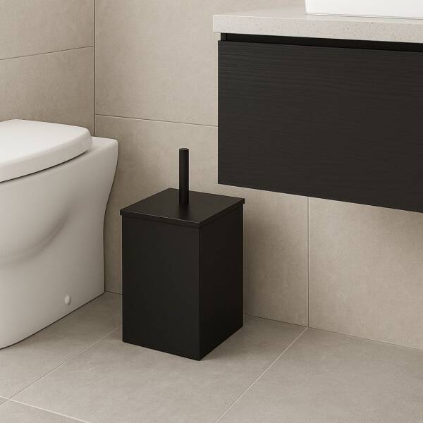 System Siyah Çöp Kovası 4 Lt Siyah Renk (BA4043 033 AL6-AL6) - 1
