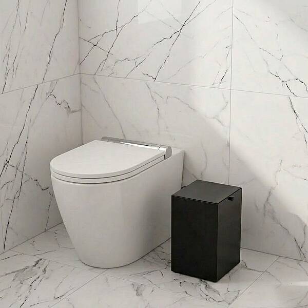 System Siyah Çöp Kovası 4 Lt Siyah Renk (BA4042 033 AL6-AL6) - 1