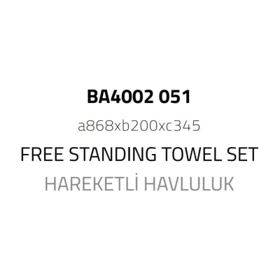 System Hareketli Havluluk Beyaz Renk (BA4002 051 AL7) - 2