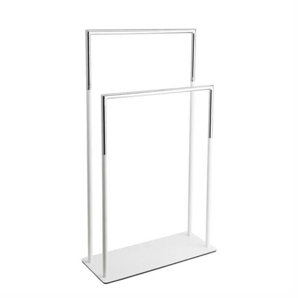 System Hareketli Havluluk Beyaz/Krom Renk (BA4046 051 AL7-CR) - 1