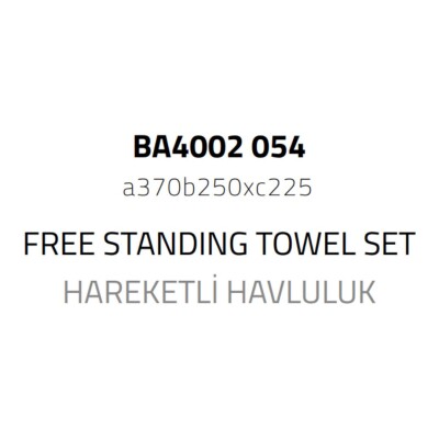 System Hareketli Havluluk Krom Renk (BA4002 054 CR) - 2