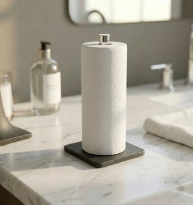 System Hareketli Havluluk Siyah/Krom Renk (BA4016 053 R2-CR) - System Banyo