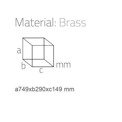 System Hareketli Wc Set Antik Renk (BA4008 050 ABM) - 3