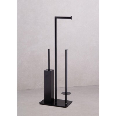 System Hareketli Wc Set Siyah Renk 718X150X255 Mm (BA4002 049 AL6) - System Banyo