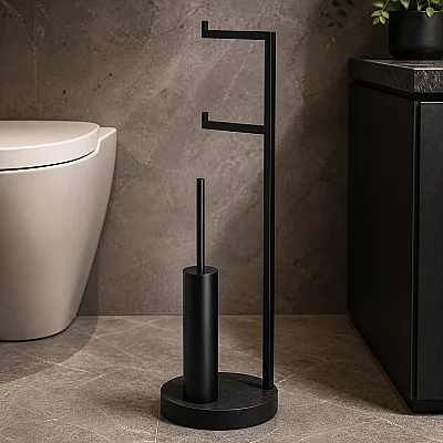 System Hareketli Wc Set Siyah Renk (BA4009 050 AL6) - 1
