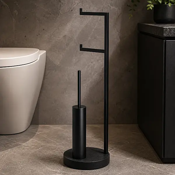 System Hareketli Wc Set Siyah Renk (BA4009 050 AL6) - 1