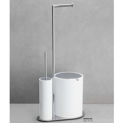 System Hareketli Wc Set Beyaz/Krom Renk (BA4053 056 R1-CR) - 2