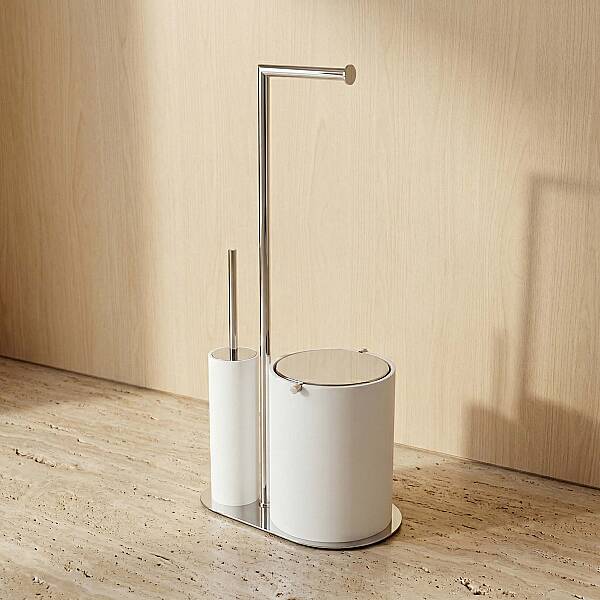 System Hareketli Wc Set Beyaz/Krom Renk (BA4053 056 R1-CR) - 1