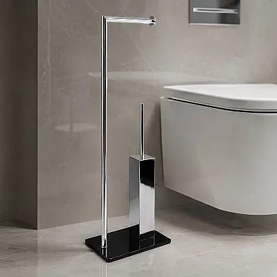 System Hareketli Wc Set Cam-Krom (BA4021 055 C2-CR) - 1