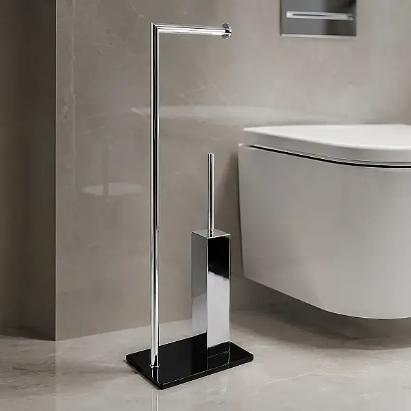 System Hareketli Wc Set Cam-Krom (BA4021 055 C2-CR) - 1
