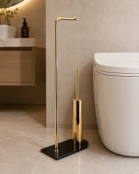 System Hareketli Wc Set Gold / Altın Renk (BA4019 048 C2-GL) - 1