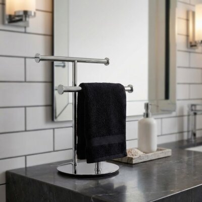 System Hareketli Havluluk Krom Rengi (BA4001 055 CR) - System Banyo