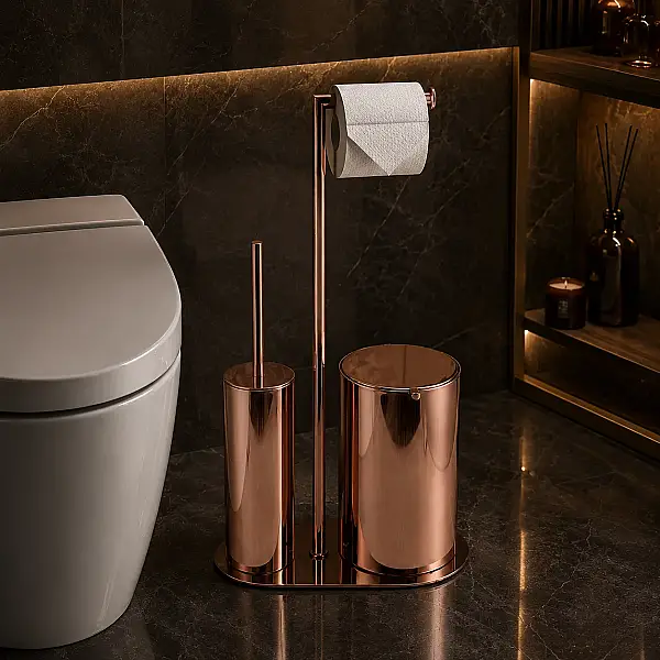 System Hareketli Wc Set Rose Renk (BA4057 056 RS) - 2