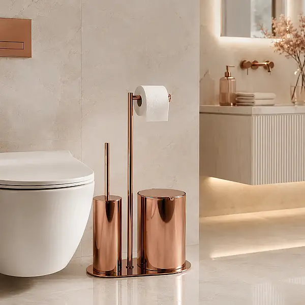 System Hareketli Wc Set Rose Renk (BA4057 056 RS) - 3