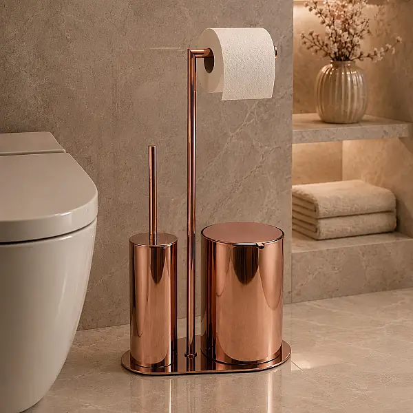 System Hareketli Wc Set Rose Renk (BA4057 056 RS) - 4