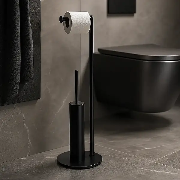 System Hareketli Wc Set Siyah Renk (BA4001 548 AL6) - 1