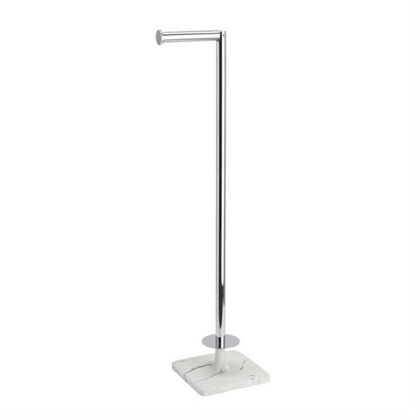 System Hareketli Yedek Kağıtlık Mermer Desenli/Krom Renk (BA4016 052 R3-CR) - 1