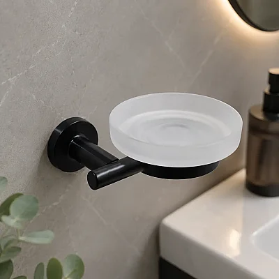 System Hoop Duvara Monte Sabunluk Siyah (BA1003 008 AL6-C1) - 1